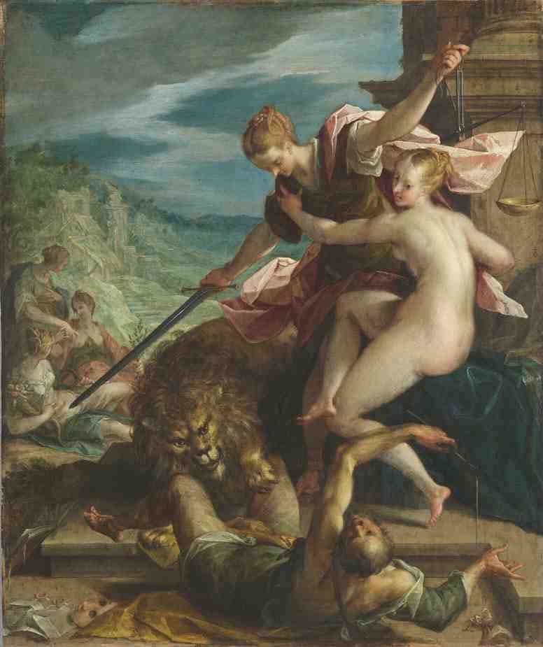 Allegory of the victory of justice